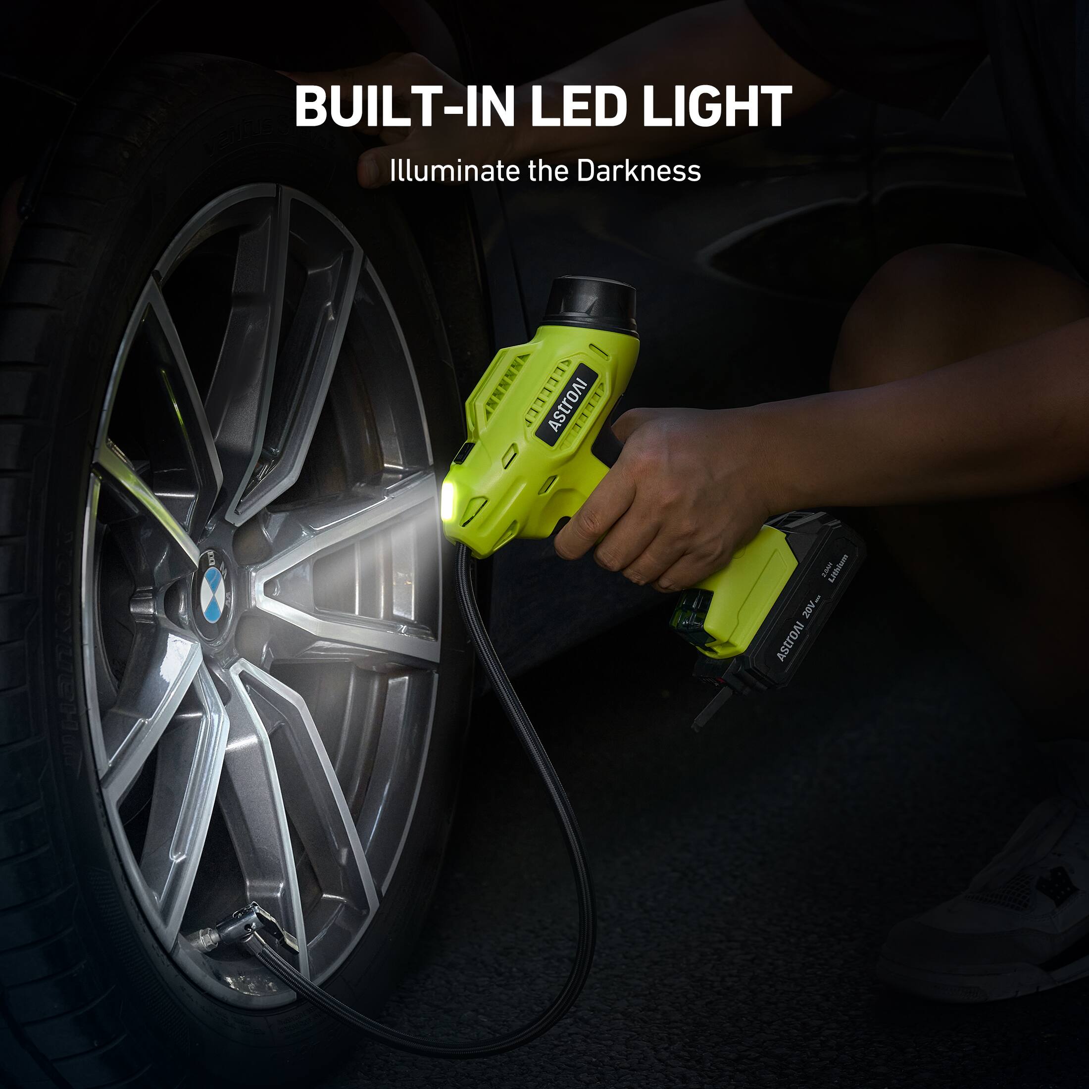 BUILT-IN LED LIGHT Illuminate the Darkness