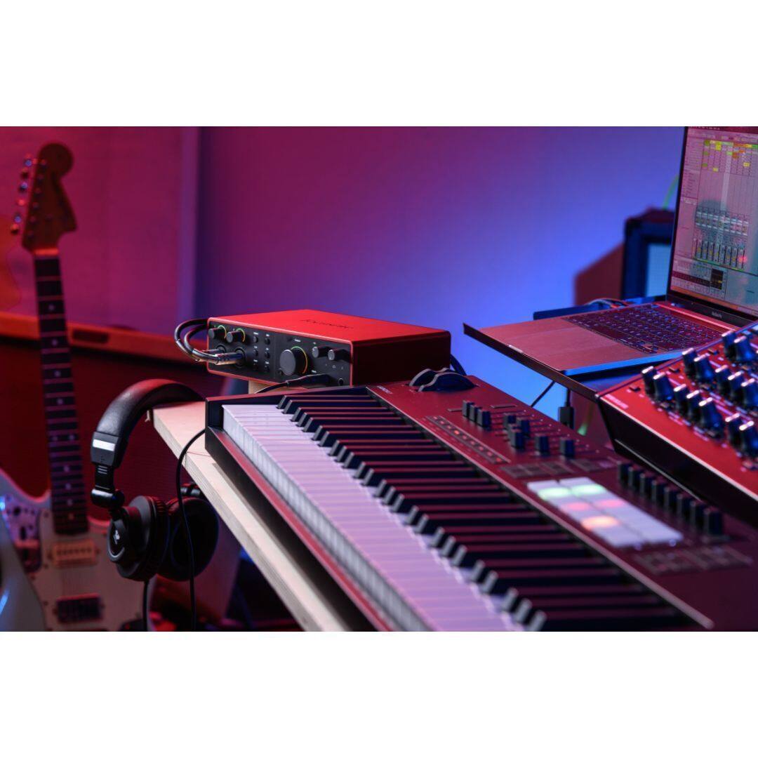 Angle. Focusrite - Focusrite Scarlett 16i16 4G (4th Generation) 16-in, 16-out USB Audio Interface.