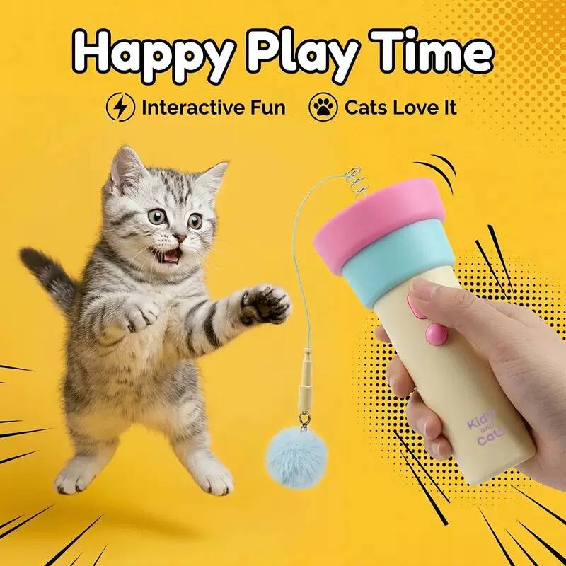 Happy Play Time  
Interactive Fun  
Cats Love It
