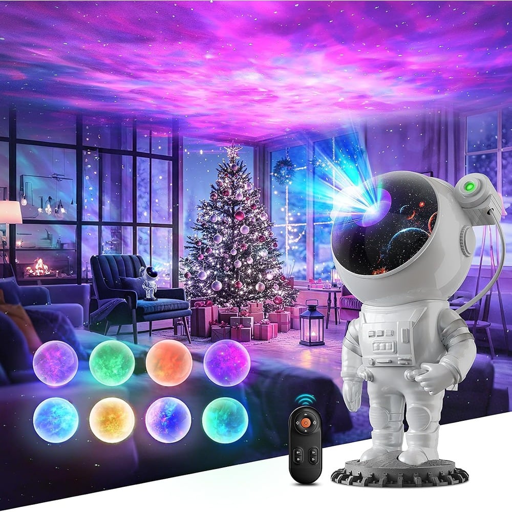 ACJPR - Astronaut Galaxy Projector – Starry Sky, Remote & Timer, Bedroom décor
