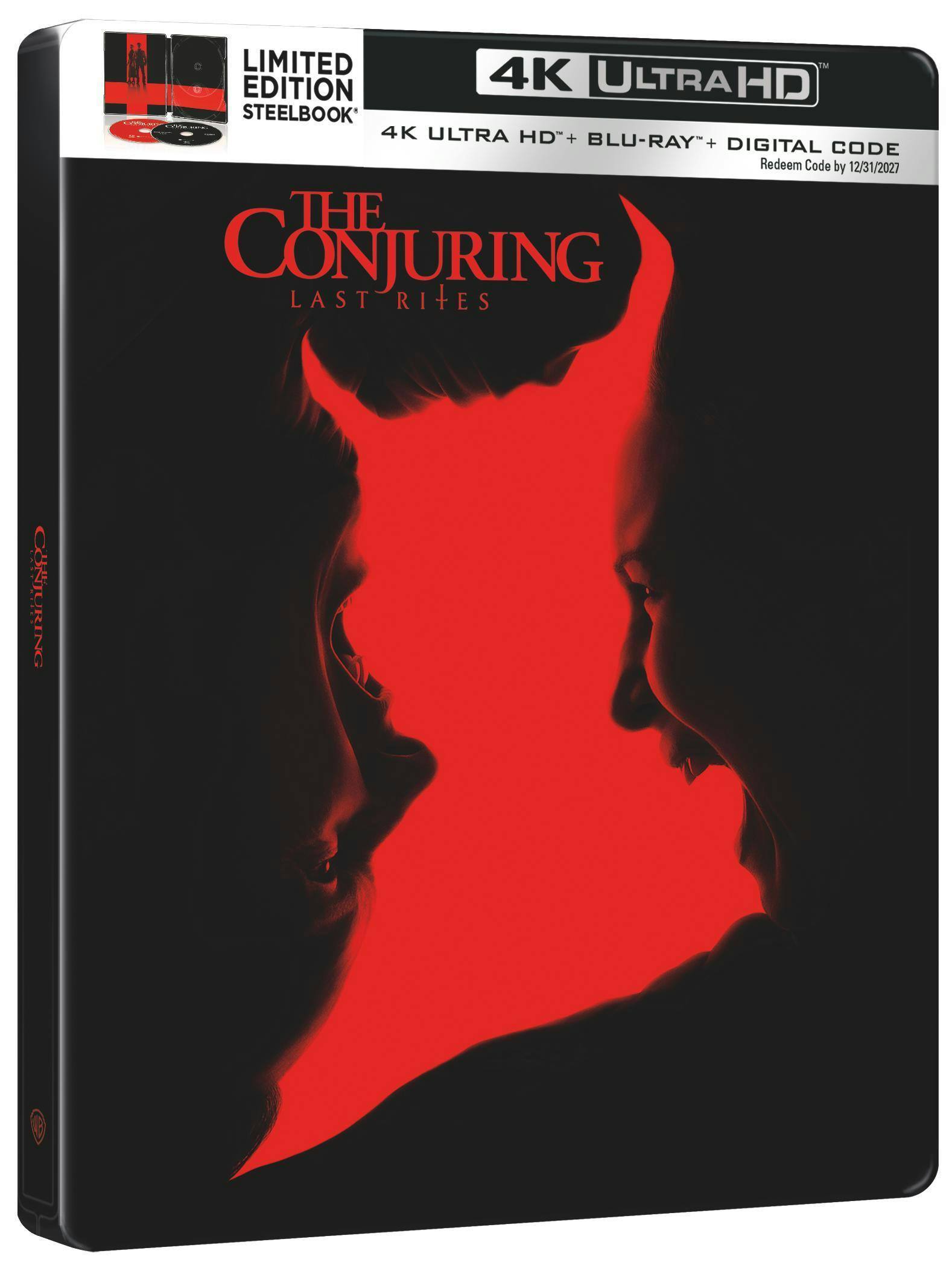 Back. The Conjuring: Last Rites (Steelbook)   - 4K Blu-Ray.