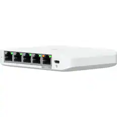 Front. Ubiquiti - Flex Mini 2.5G 5-Port Managed Network Switch USW-Flex-2.5G-5 - White.