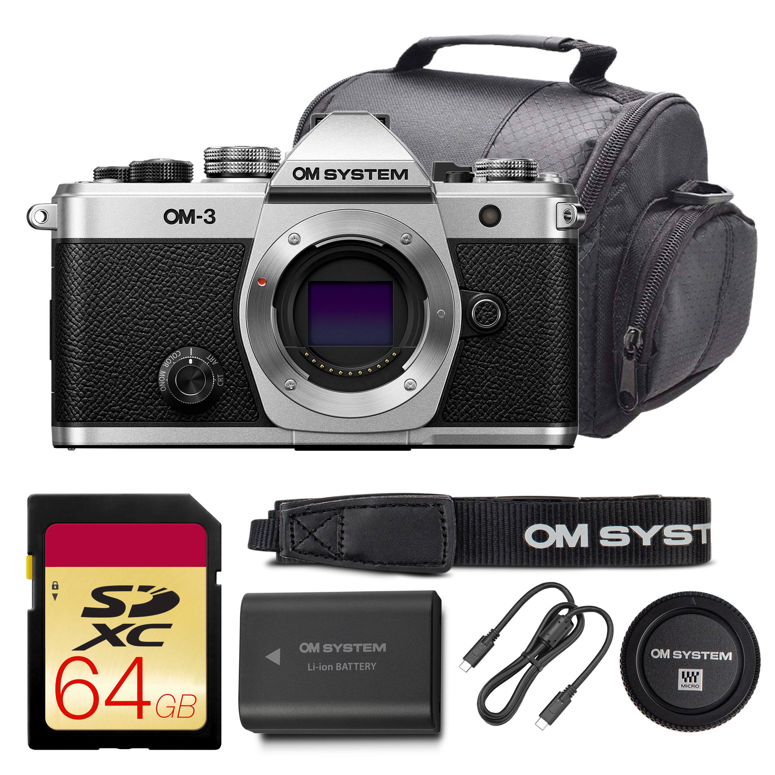 OM SYSTEM  
OM-3  
COLOR 0 MONO  
ART CRT  
OM SYST  
8 Y Si XC 64% GB  
OM SYSTEM Li-ion BATTERY  
OM SYSTEM WY MICRO