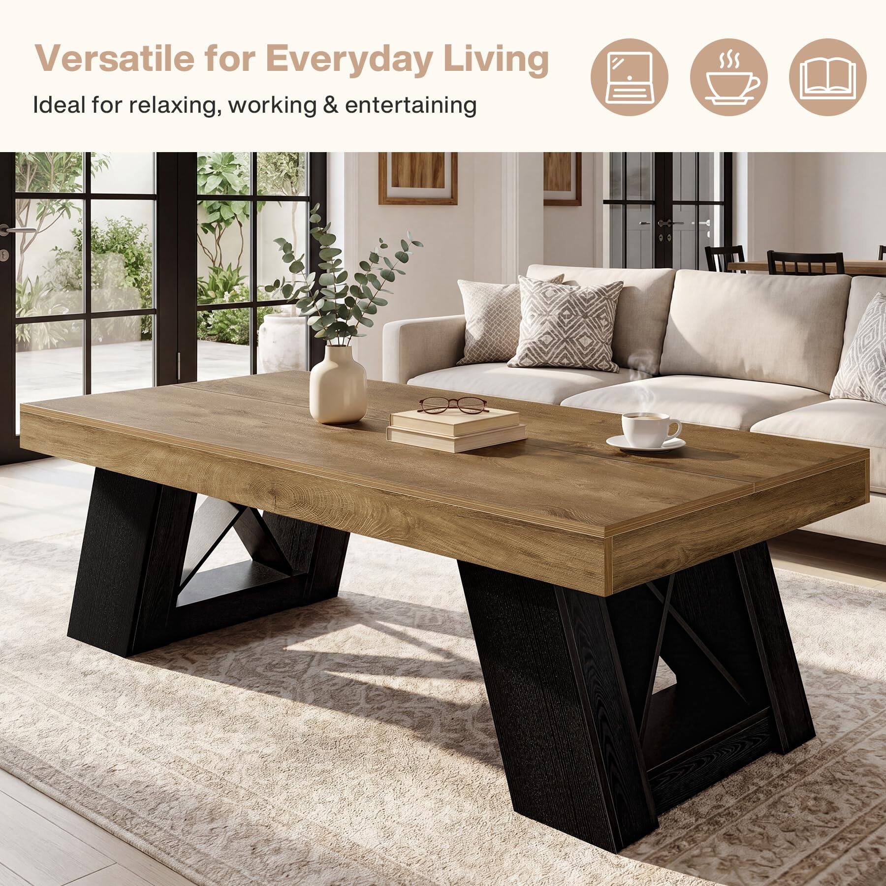 Versatile for Everyday Living  
Ideal for relaxing, working & entertaining