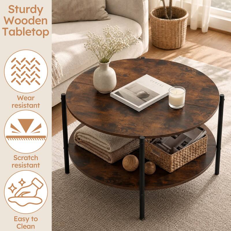 Sturdy Wooden Tabletop  
Wear resistant  
Scratch resistant  
Easy to Clean