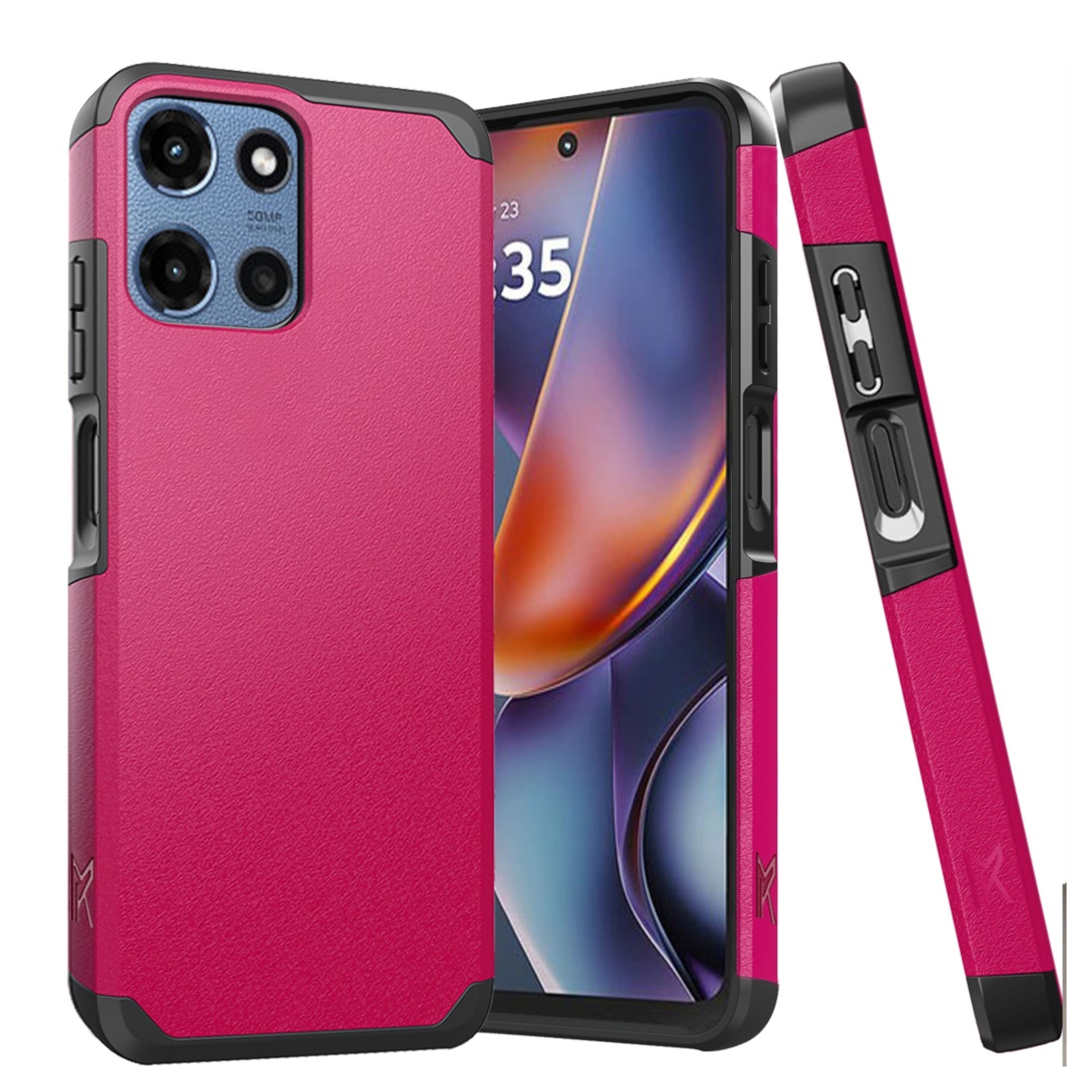 Kitcheniva - Tough Strong Hybrid Magnetic Mount Friendly Case For Motorola Moto G 2025 - Hot Pink price history on PriceWatchPro