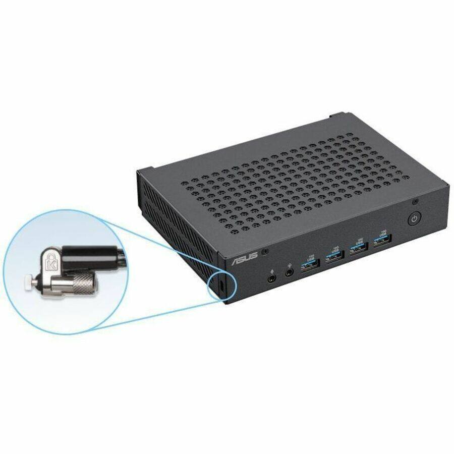 Alt View 2. ASUS - Asus ExpertCenter PN43-BBFN1000X1TUL Barebone System - Mini PC - Intel N-series N100 - Intel Chip - 32 GB DDR4 SDRAM - Black.