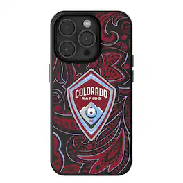 Keyscaper - MLS - Colorado Rapids iPhone Magnetic Bump Case - 15 - Black