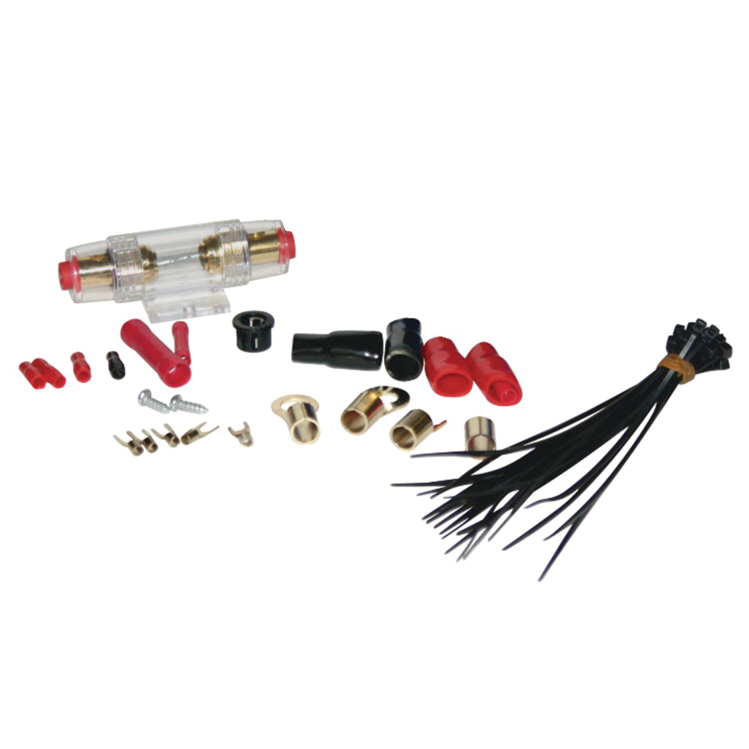 Back. Pyle - Pyle Plam40 4-gauge 1,600 Watt Amp Installation Kit - Blue.