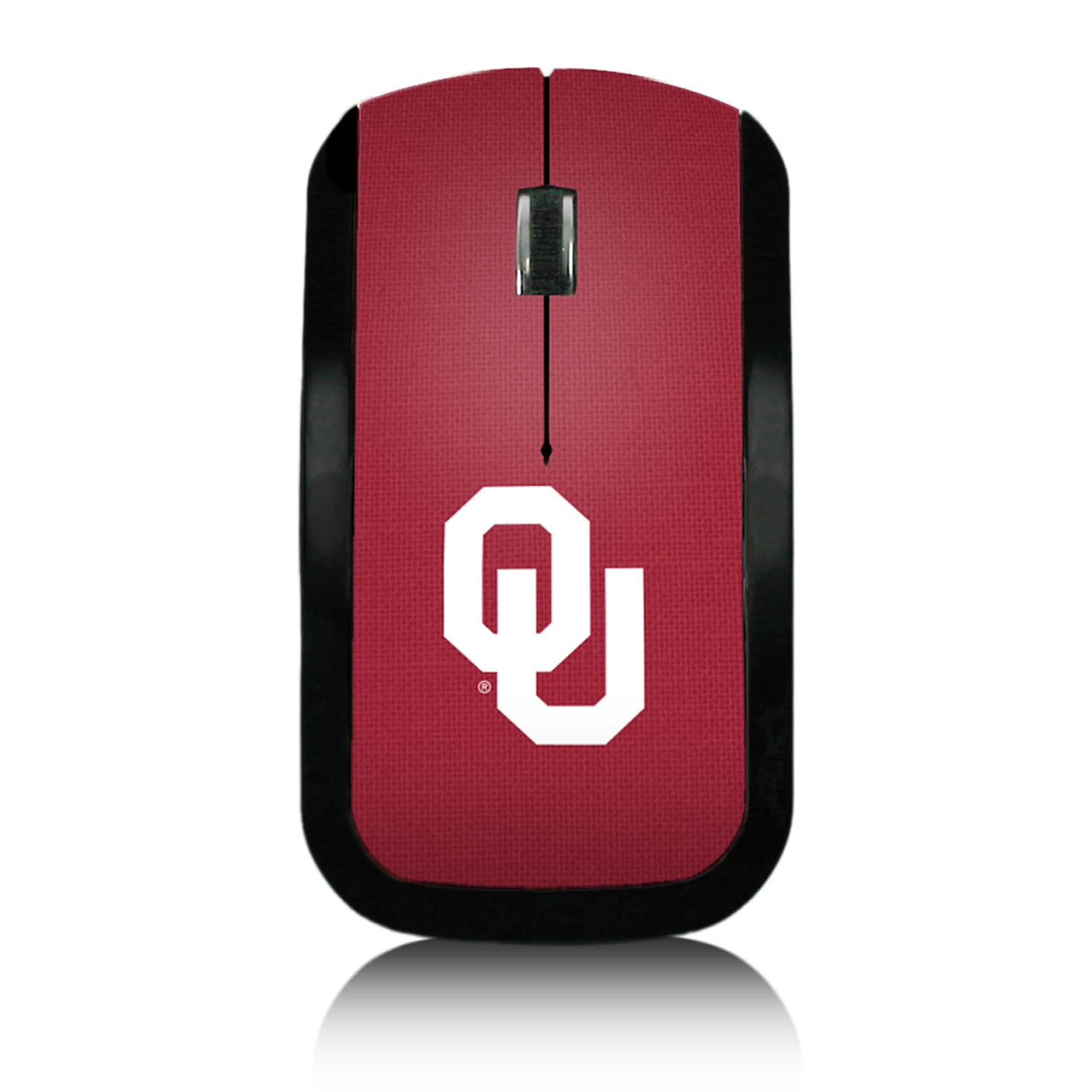Keyscaper - Oklahoma Sooners Solid Design Wireless Mouse - Wireless - Multicolor