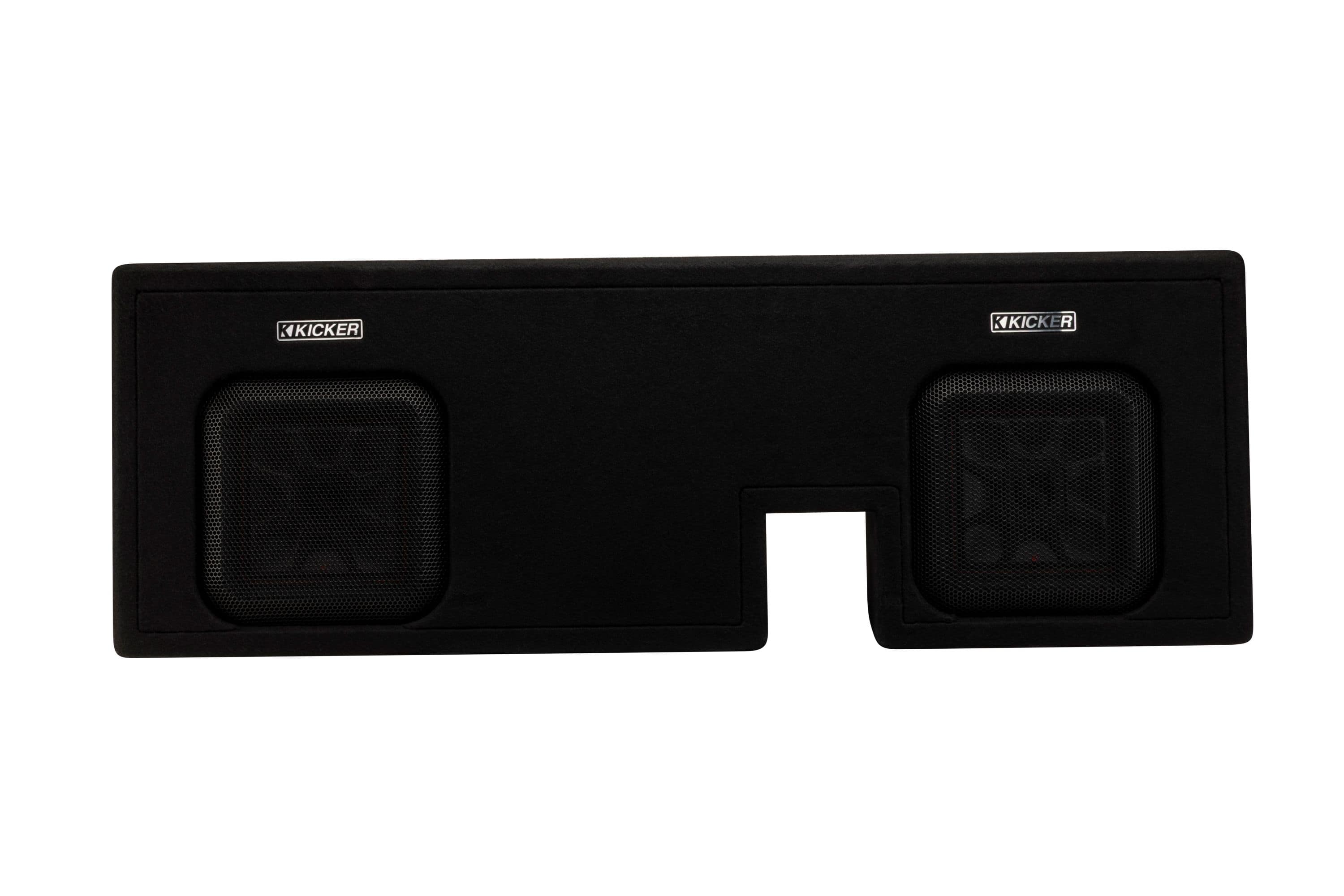"KICKER - L7T Custom Fit Dual 10"" 2-Ohm Down Firing Enclosure Subwoofer for Select Toytoa Tacomas - Black" price history on PriceWatchPro