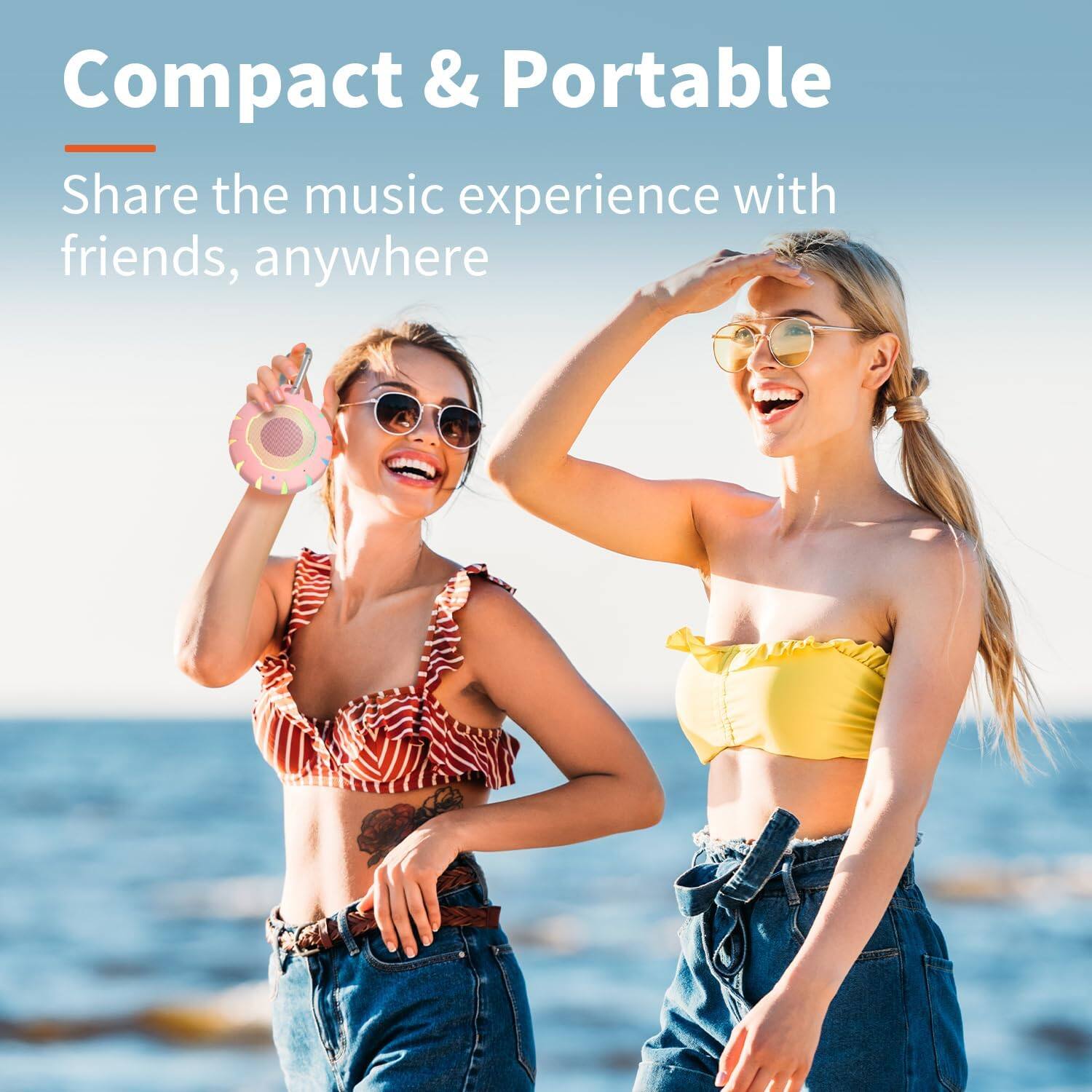 Compact & Portable  
Share the music experience with friends, anywhere