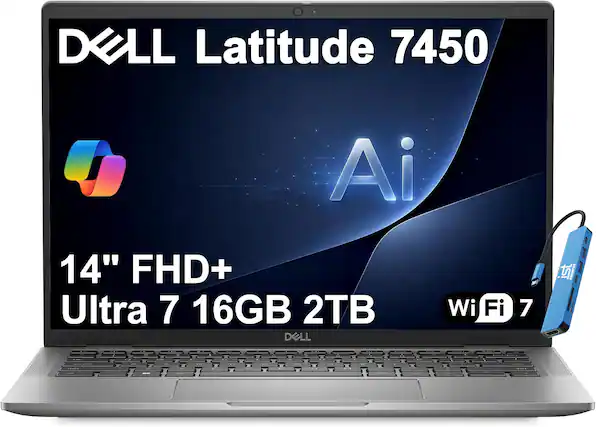 DELL Latitude 7450
Ai 14" FHD+ Ultra 7 16GB 2TB Wi-Fi 7
GGS II Computers