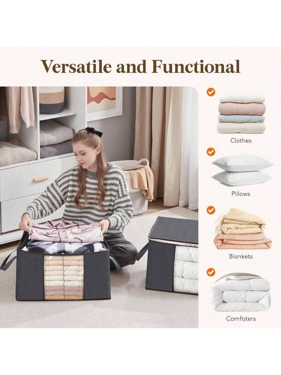 Versatile and Functional

- Clothes
- Pillows
- Blankets
- Comforters
