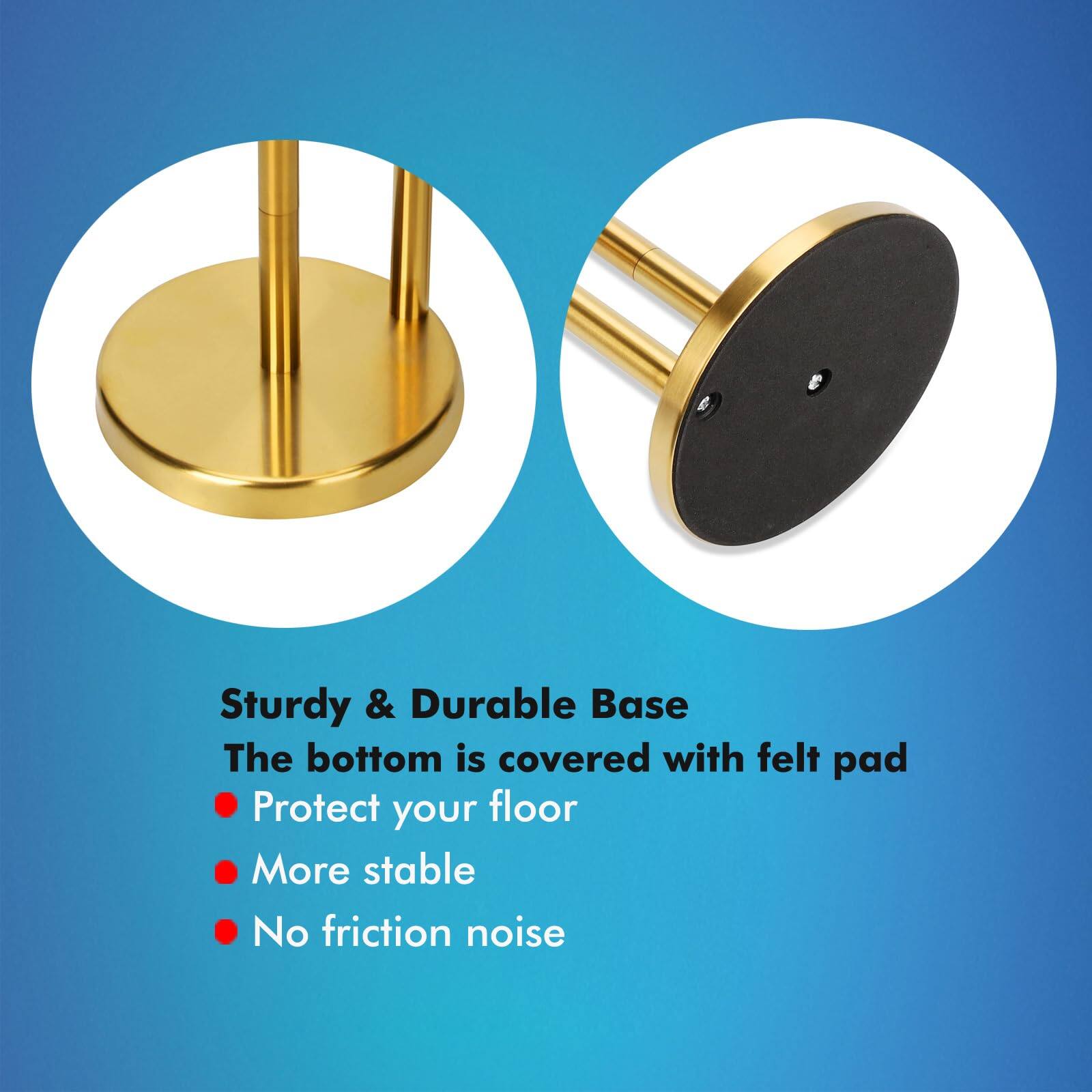 Sturdy & Durable Base  
The bottom is covered with felt pad  

- Protect your floor  
- More stable  
- No friction noise