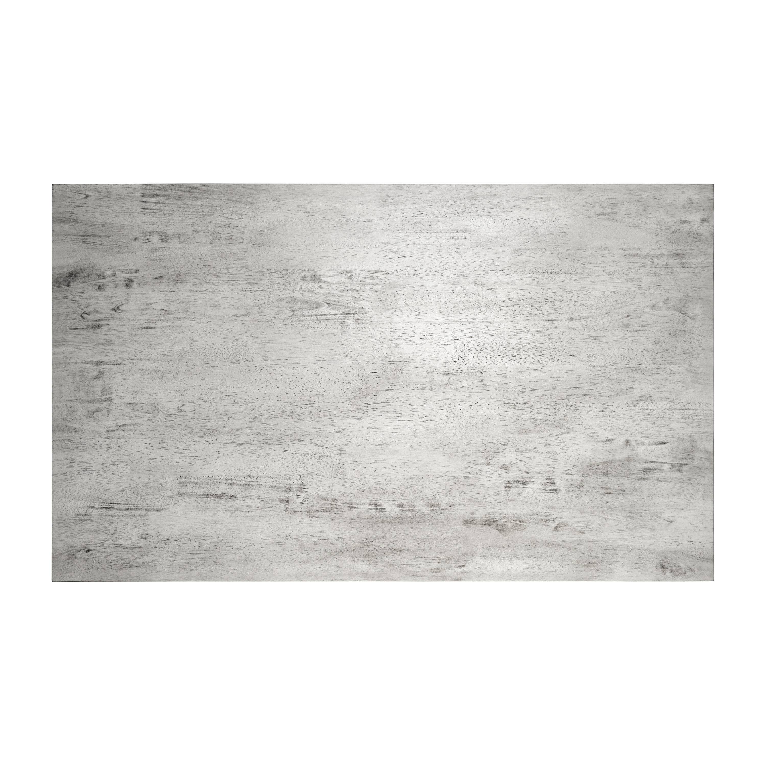 Alt View 10. Emma + Oliver - Lawson Farmhouse Wooden Trestle Base Dining Table - Antique White.