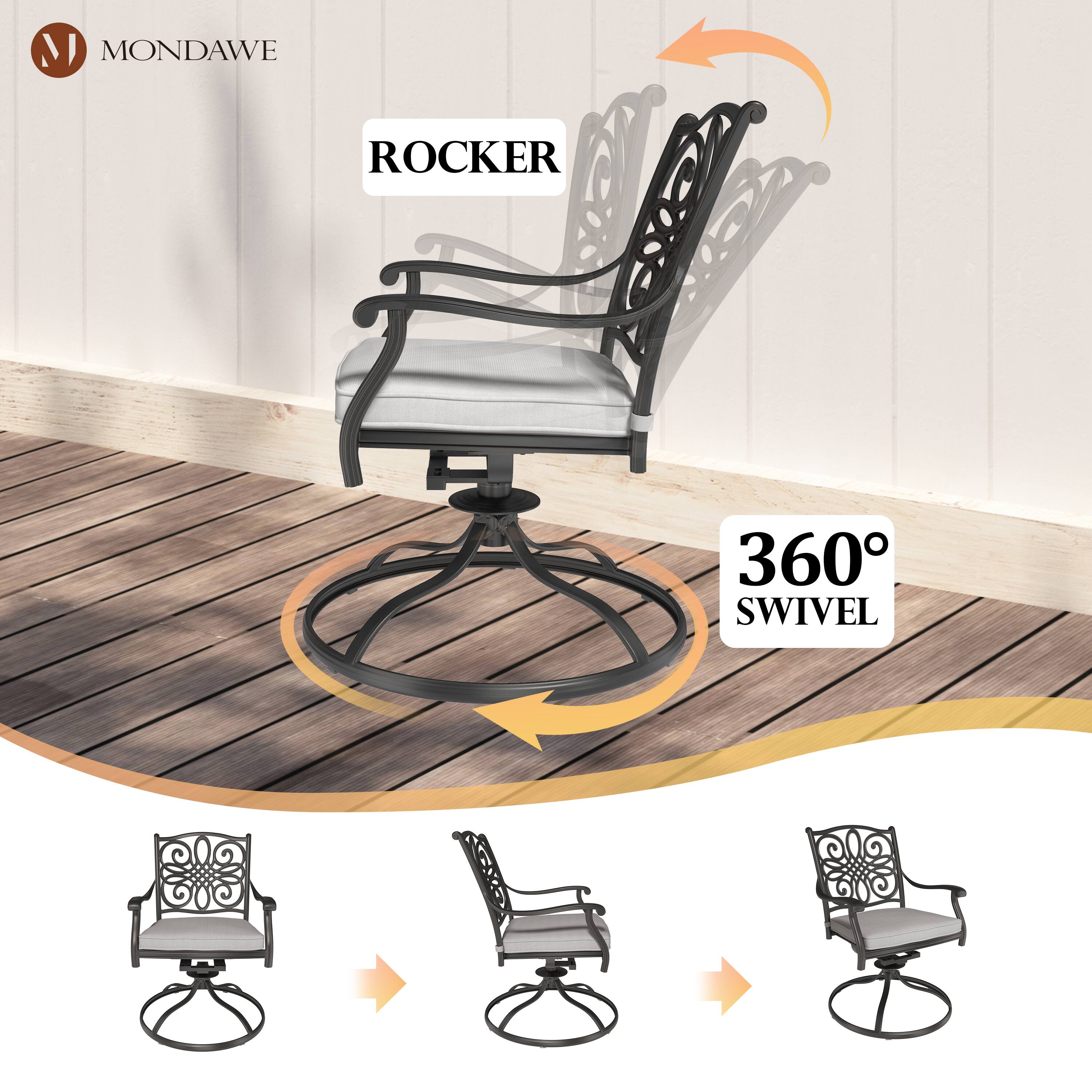 MONDAWE

ROCKER

360° SWIVEL