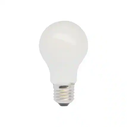 Front. Elitco Lighting - 10W 3000K LED A19 Opal white Filament bulb with 1200 Lumens - Opal White.