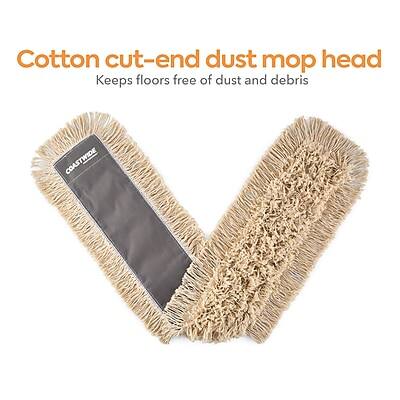 Cotton cut-end dust mop head  
Keeps floors free of dust and debris