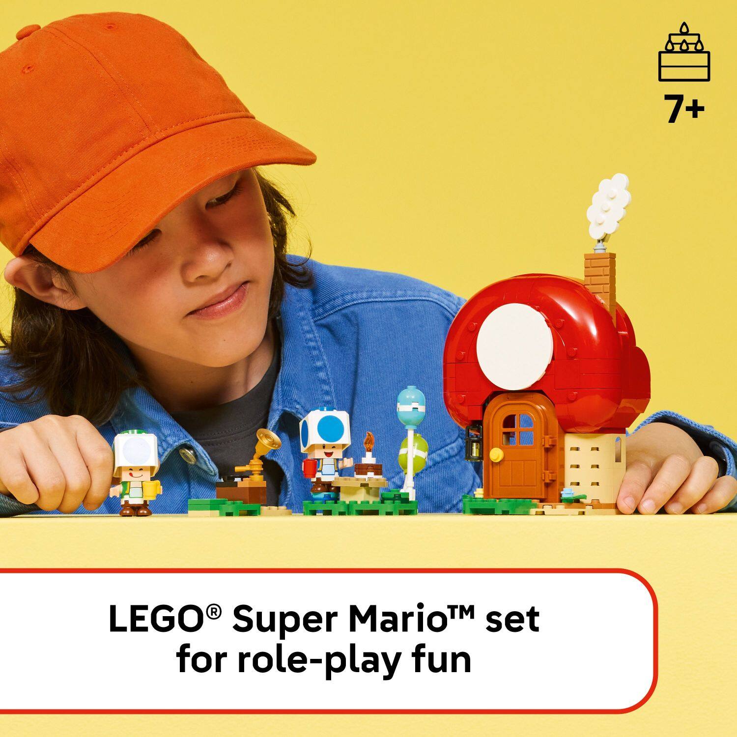 7+ LEGO Super MarioTM set for role-play fun