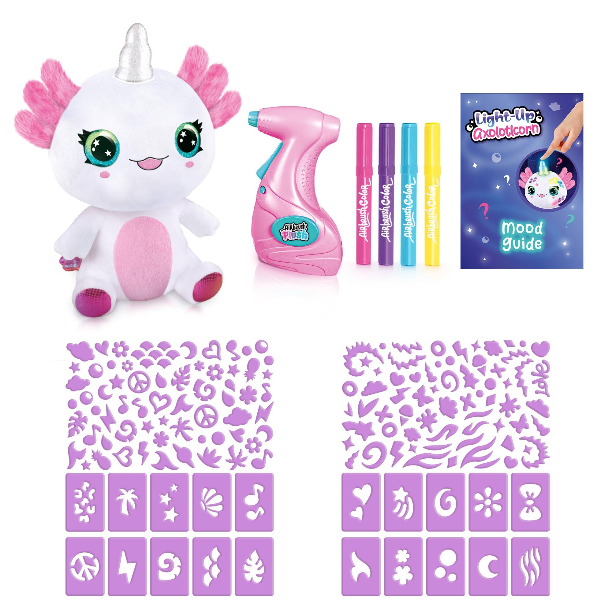 - Plush Co.
- Axolotl Color Airbrush Color
- Light-Up: Axolotl Corn
- Mood Guide