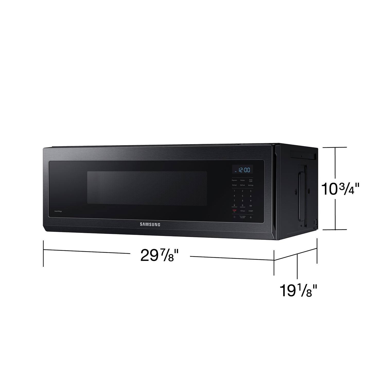 The text on the image reads: "SAMSUNG 297/8" 191/8".