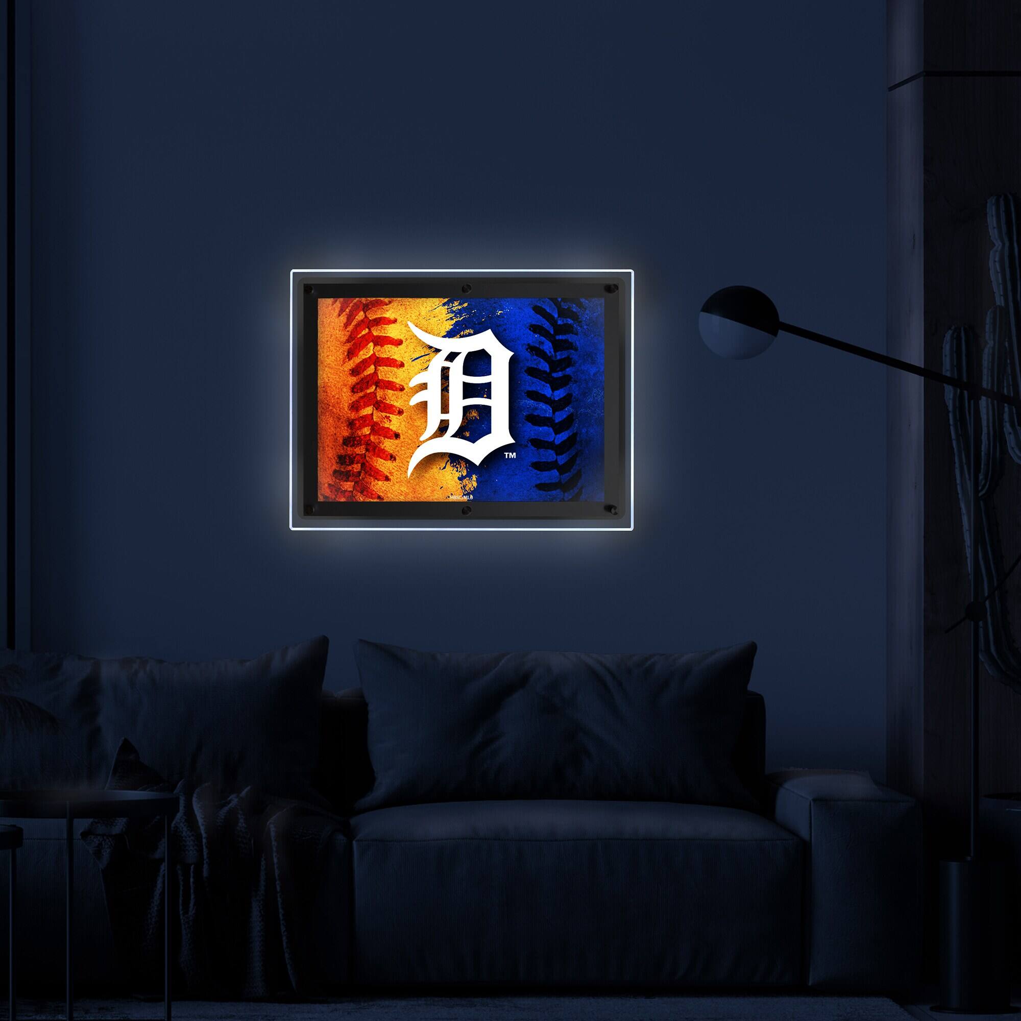Alt View 2. Holland Bar Stool Co. - Detroit Tigers 19" x 14.5" Backlit LED Sign - Multicolor.