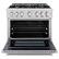 Alt View 1. ZLINE - 36 in. Wide 6 Burner ZLINE Select Dual Fuel Stainless Steel Range Convection Oven (HDR36) - Stainless Steel.