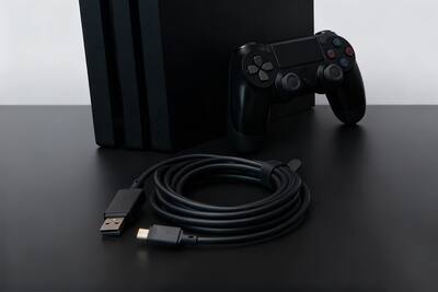 NEXT Extra Long USB Micro 9' Play + Charge Cable For PlayStation 4 NEXT Extra Long USB Micro 9' Play + Charge Cable For PlayStation 4