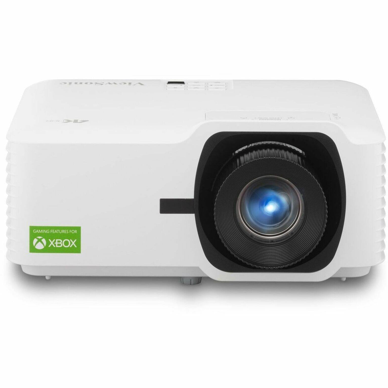 Front. ViewSonic - LX700-4K Designed for Xbox 4K 3500 Lumens Laser Projector - White.