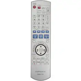 ZdalaMit - Replacement Remote EUR7659Y10 fit for Panasonic DVD Recorder DMR-ES25 DMR-ES15 DMR-ES15P DMR-ES15PC DMR-ES15S DMR-ES16 - Silver