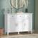 Front. Simpli Home - Connaught 40 inch Wide Solid Wood Traditional Entryway Storage Cabinet - White.