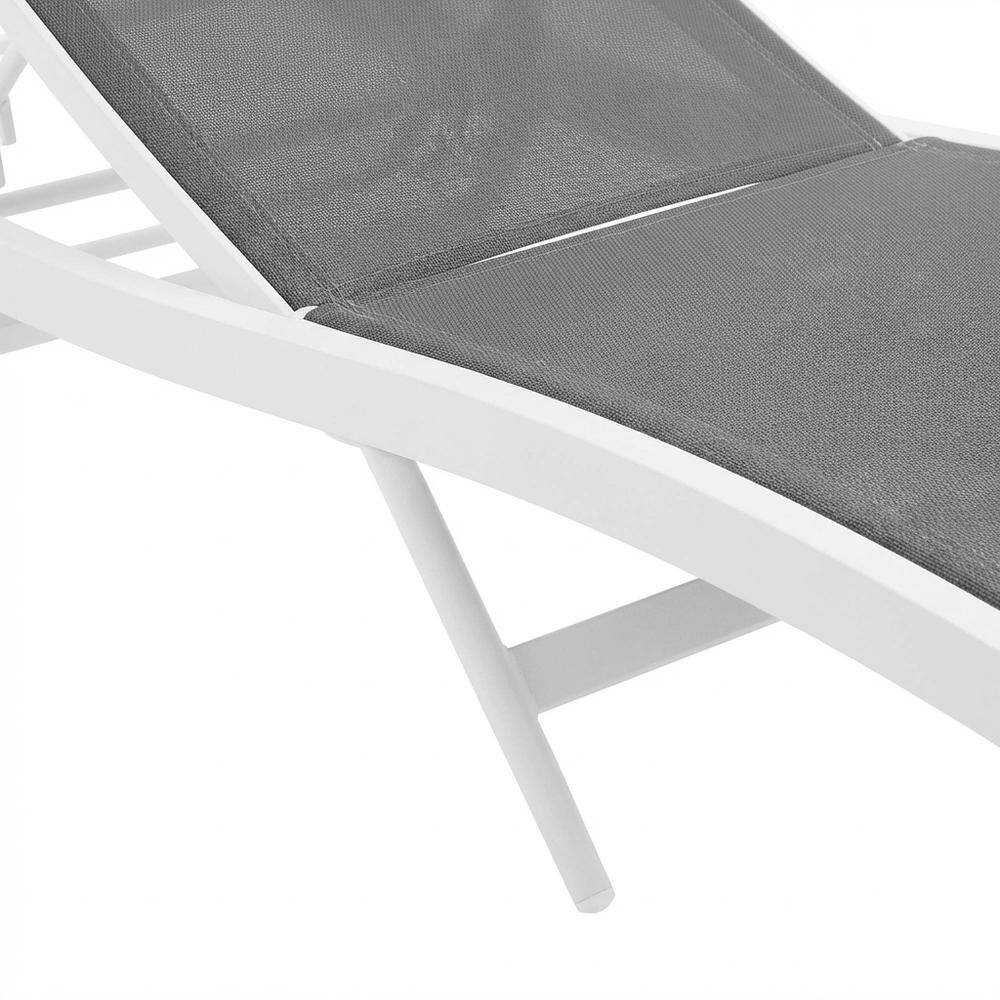 Back. Outdoor Escape - Outdoor Patio Lounge Chair Set Of 4 With Stylish Design And Comfort - White.