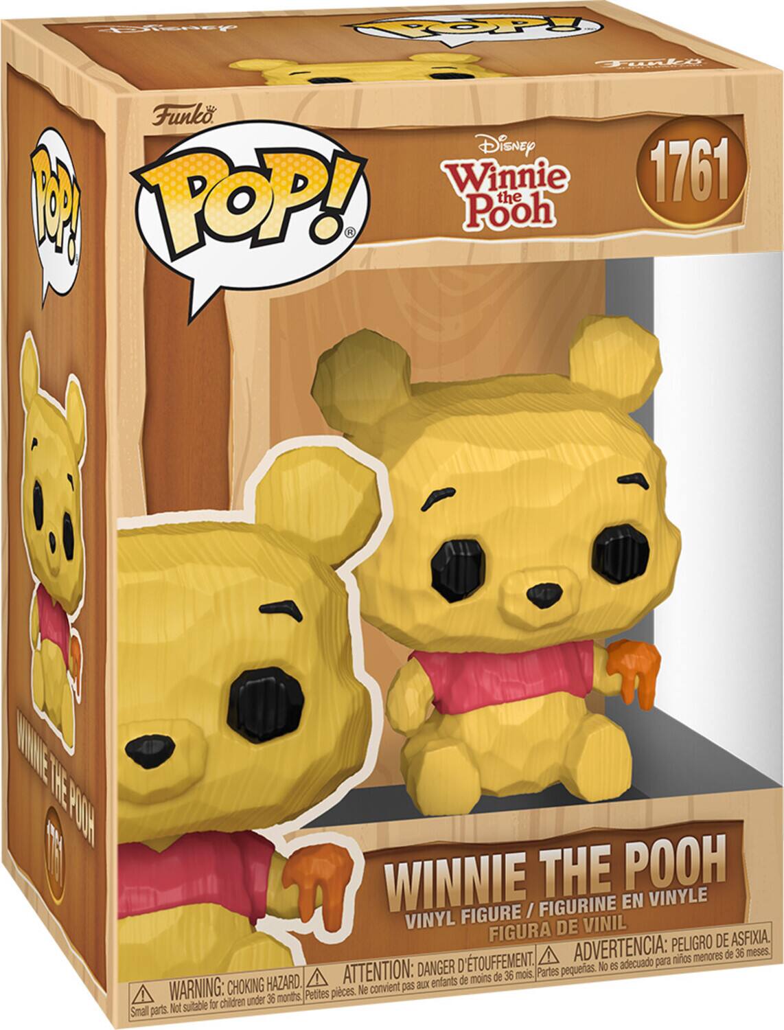 Disney
Funko
Funko Disney Winnie the Pooh
1761
Winnie the Pooh Vinyl Figure / Figurine en Vinyle / Figura de Vinil
WARNING: CHOKING HAZARD. Small parts. Not suitable for children under 36 months.