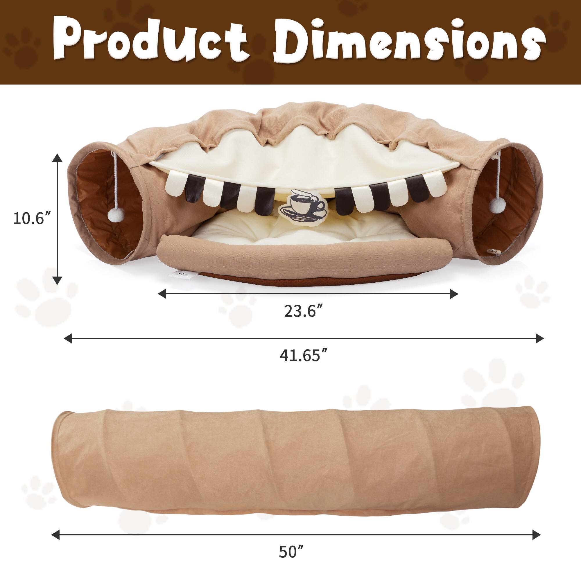 Product Dimensions: 10.6" x 23.6" x 41.65" x 50"