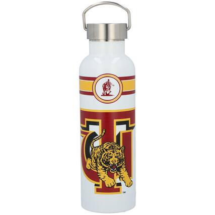 Front. Indigo Falls - Tuskegee Golden Tigers 26oz. Classic Voda Bottle - Multicolor.