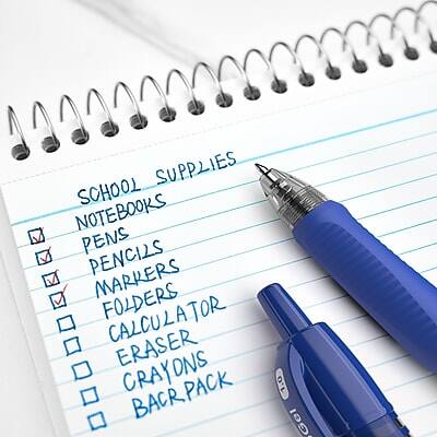 SCHOOL SUPPLIES  
- NOTEBOOKS  
- PENS  
- PENCILS  
- MARKERS  
- FOLDERS  
- CALCULATOR  
- ERASER  
- CRAYONS  
- BACKPACK