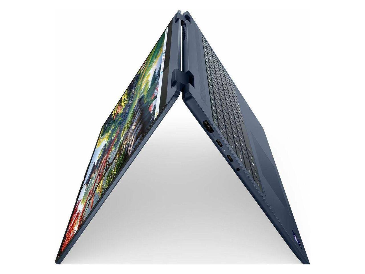 Alt View 10. Lenovo - Lenovo IdeaPad 5i Ultra 7 16GB 512GB SSD 16" Touch 2-in-1 Laptop - Slate Blue.