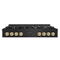 ZLINE - Autograph 48 in. Slide-In Classic Rangetop w/ 8 Burners in Black Stainless Steel & Bronze Accents - Black Stainless Steel