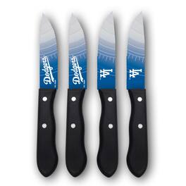 Woodrow - Los Angeles Dodgers 4-Piece Stainless Steel Steak Knife Set - Multicolor