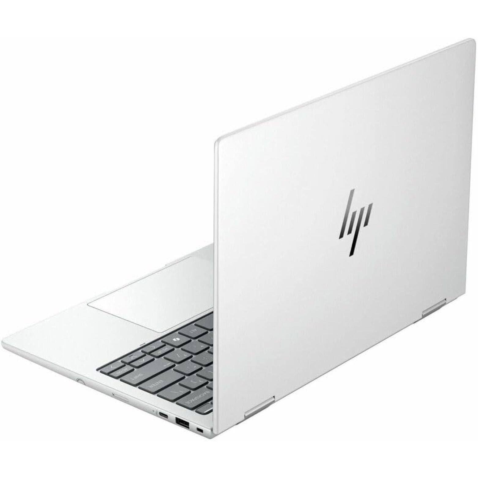 Alt View 3. HP - EliteBook 8 Flip G1i 13.3" WUXGA Touch Intel Ultra 7 255U 2 GHz 32 GB 512 GB SSD Intel Graphics Windows 11 Pro Laptop - Silver.