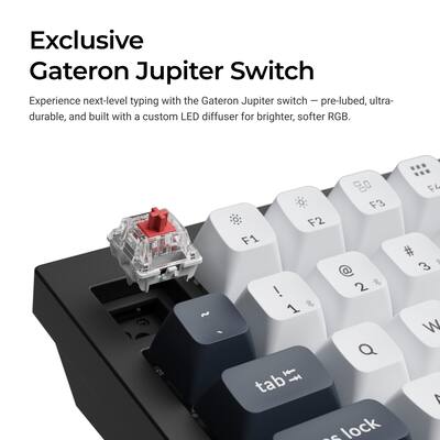 Keychron Q1 Max 75% Full Metal Wireless Mechanical Keyboard with Keychron Q1 Max 75% Full Metal Wireless Mechanical Keyboard with
