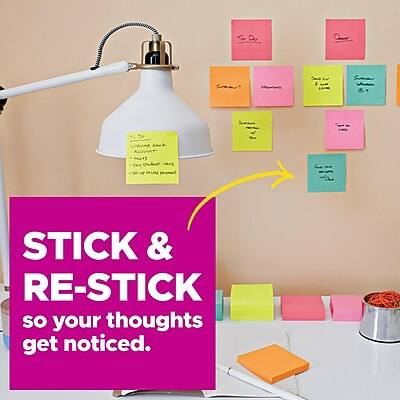 STICK & RE-STICK  
so your thoughts get noticed.