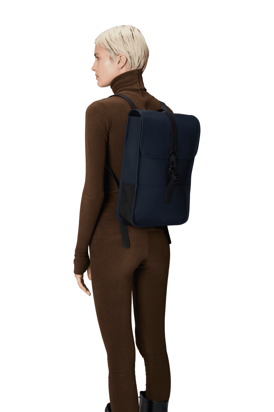 Left. RAINS - Backpack Mini - Navy.