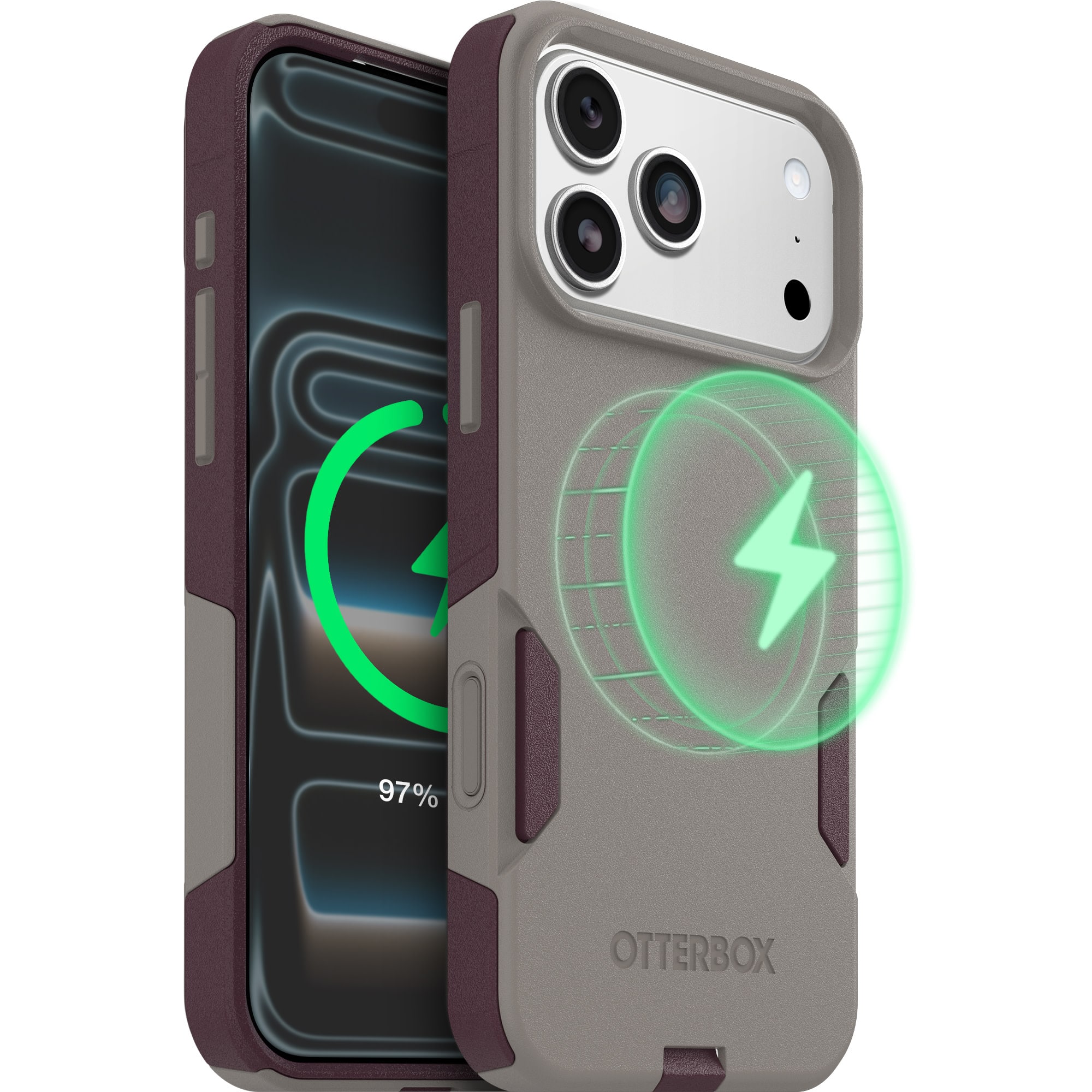 OtterBox - Commuter Series Hard Shell for iPhone 17 Pro Max - 50 Shades of Kinda Purple