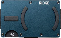 The Ridge Wallet - MagSafe Wallet Cash Strap - Navy - Front_Zoom