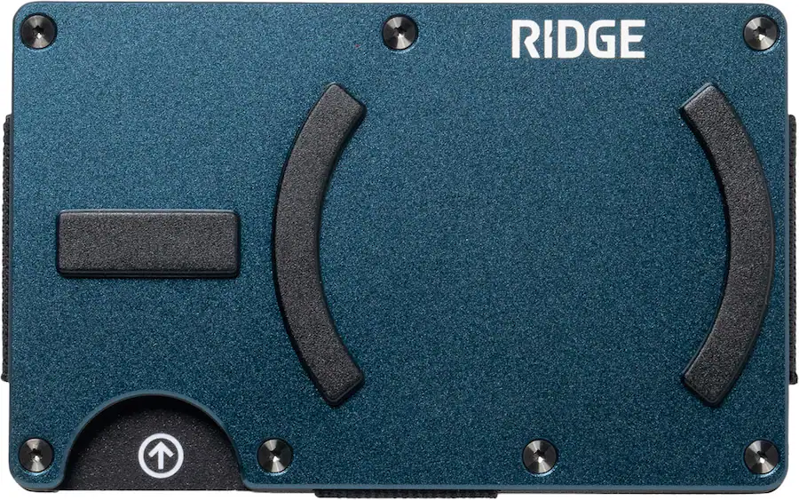 The Ridge Wallet MagSafe Wallet Cash Strap Navy AUWAI249602 - Best Buy