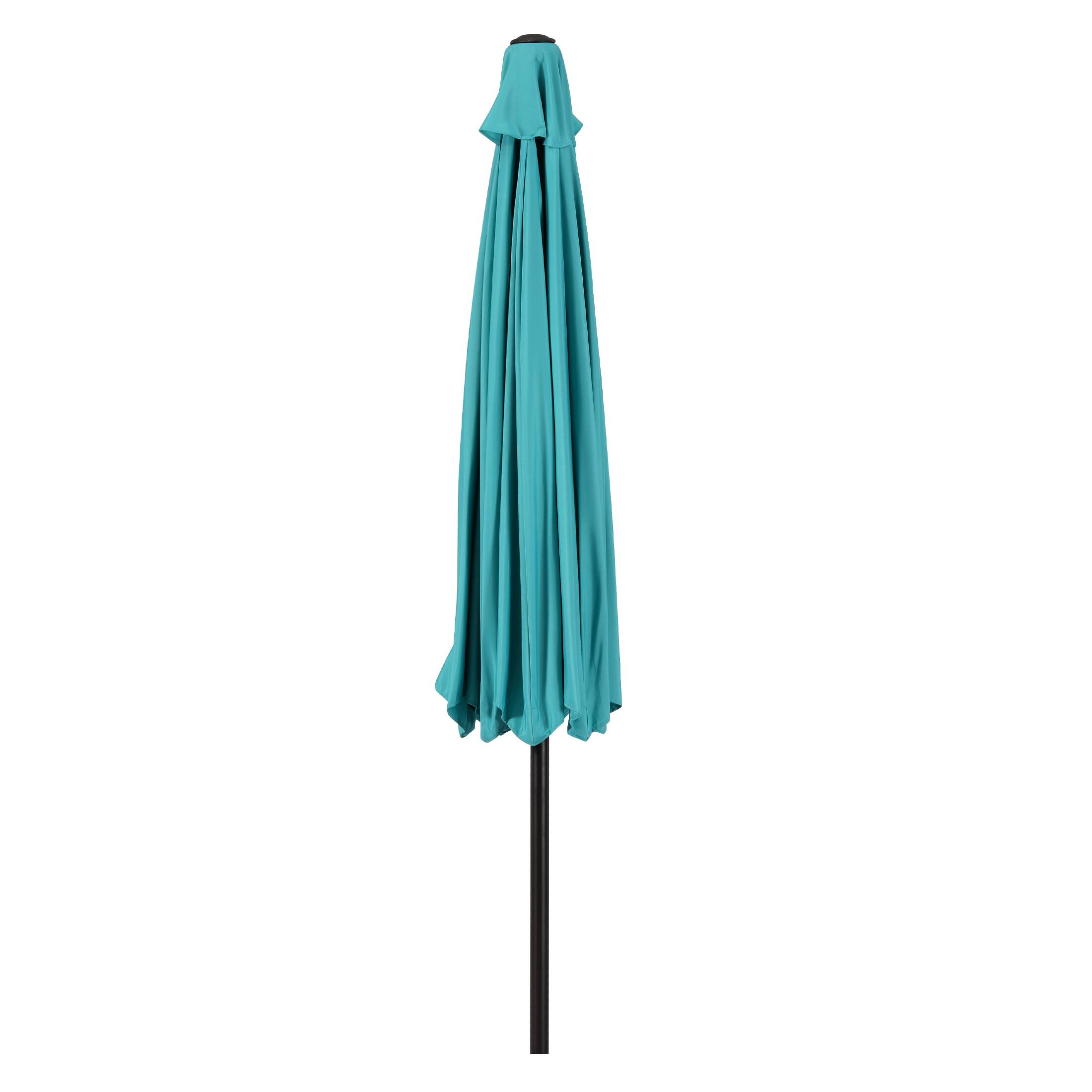 Alt View 1. WestinTrends - WestinTrends Paolo 9 ft. Patio Table Umbrella with tilt and crank features - Turquoise.