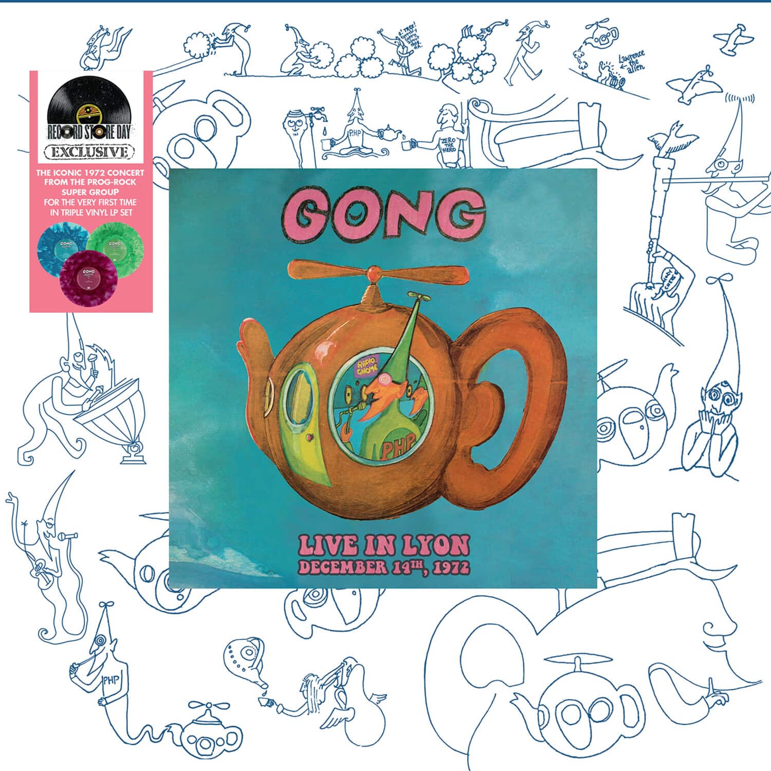 Gong - Live In Lyon, December 14, 1972  - VINYL LP