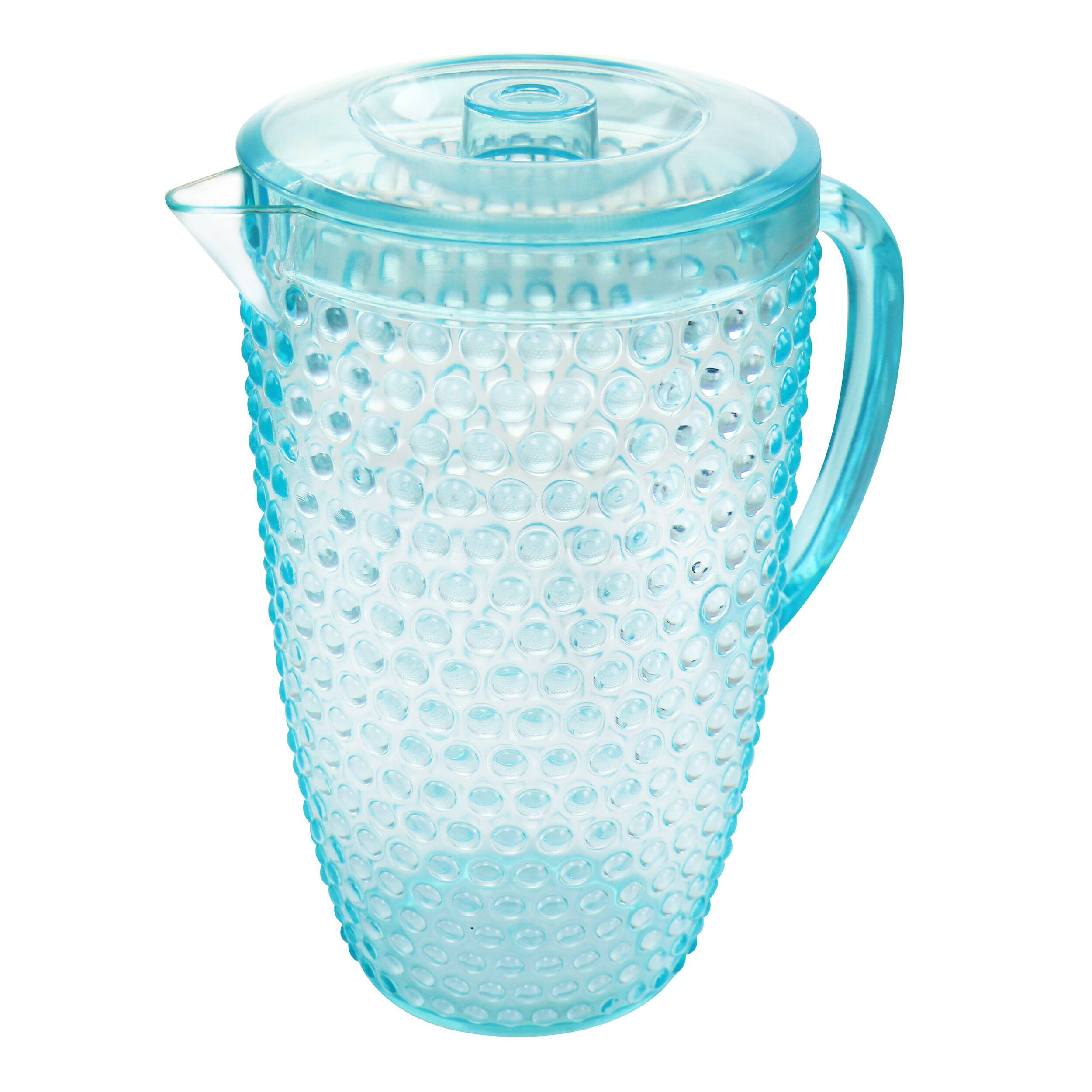 Alt View 3. Gibson - Gibson Home Malone 5 Piece Plastic Pitcher and Tumbler Set in Light Blue - Light Blue.
